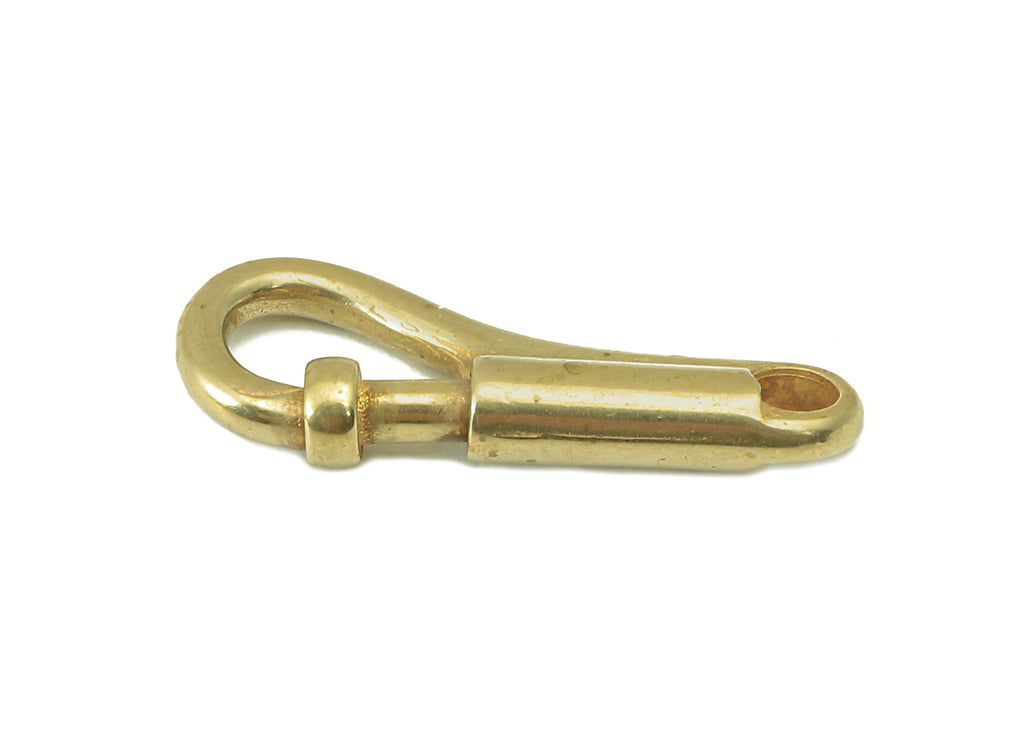 Brass Lobster Claw Clasps -Raw Brass Parrot Clasp -Jewelry Supplies - For Bracelet - For Necklace - 22.16 x 7.7 x 3.24mm - PP8296 - DOMEDBAZAAR