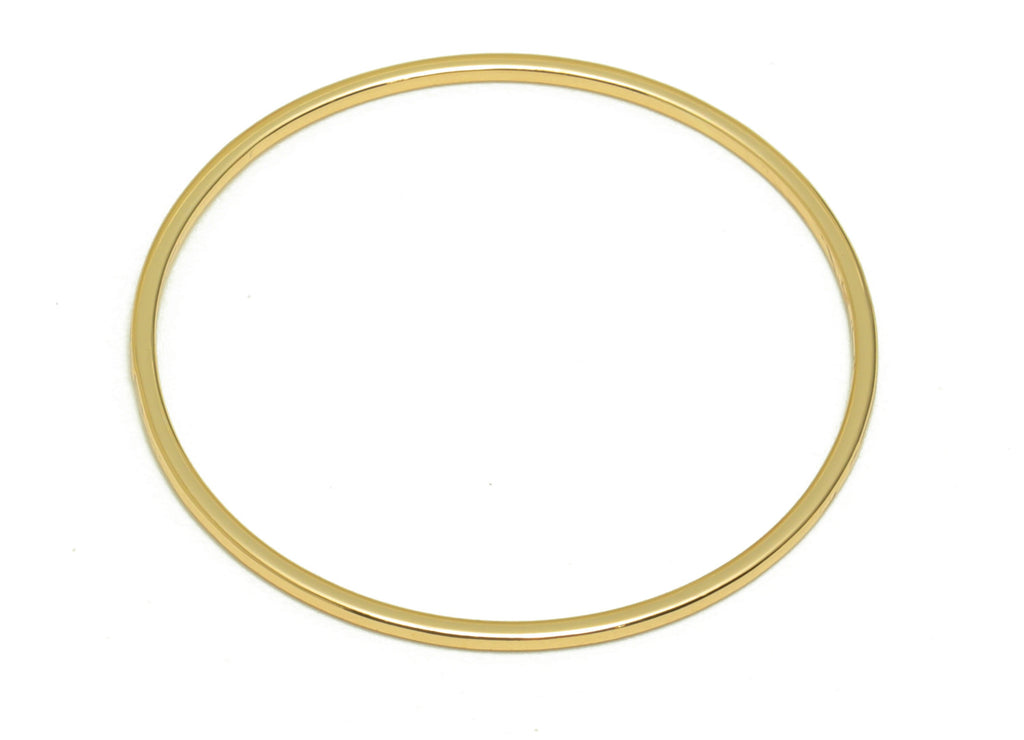 30mm Gold Rings - Stainless Steel Round Connectors - Closed Loop Rings - Earring Hoop Findings - 18K Gold Tone Plated- 30x30x1mm -RGP6724-30 - DOMEDBAZAAR