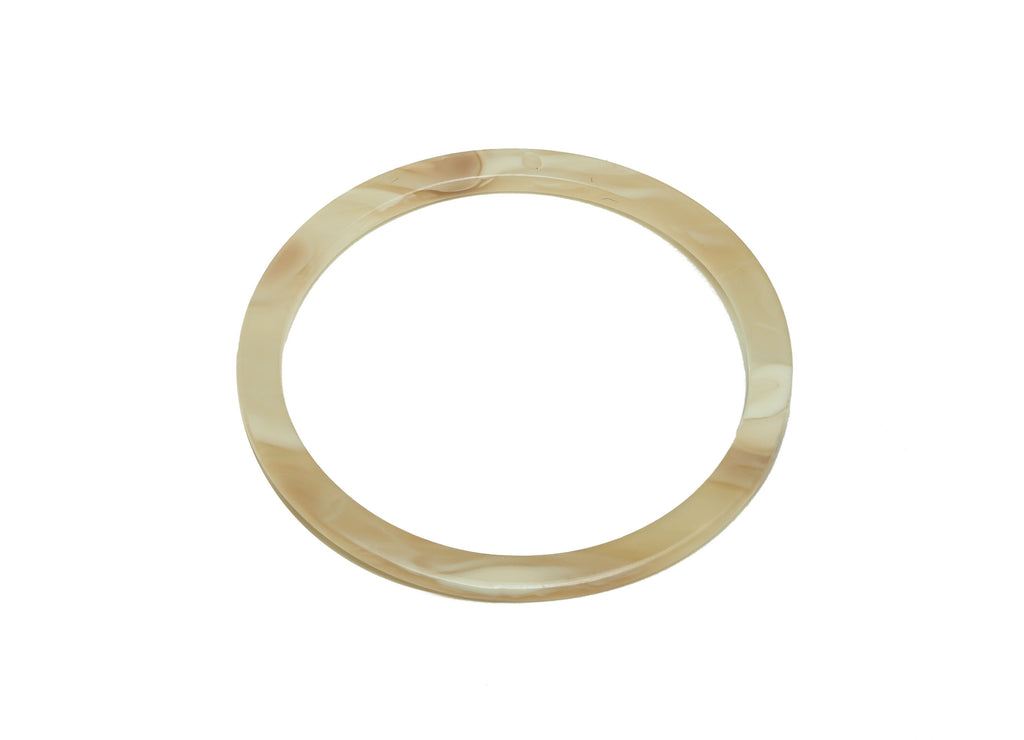 Acrylic Hoop Earrings Charms - Circle Pendant - Rainbow Earring Findings - Jewelry Supplies - Color Code:A966 - 44x44.3x2mm -AC2620-A966 - DOMEDBAZAAR