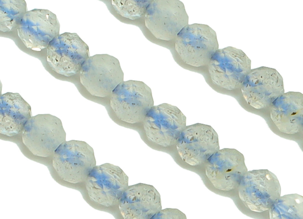 Labradorite Round Beads - Blue Labradorite Faceted Bead - 15.5 &quot; / 1 Strand Round 2.3mm Beads - Gemstone Natural Stone Beads - NS1918 - DOMEDBAZAAR