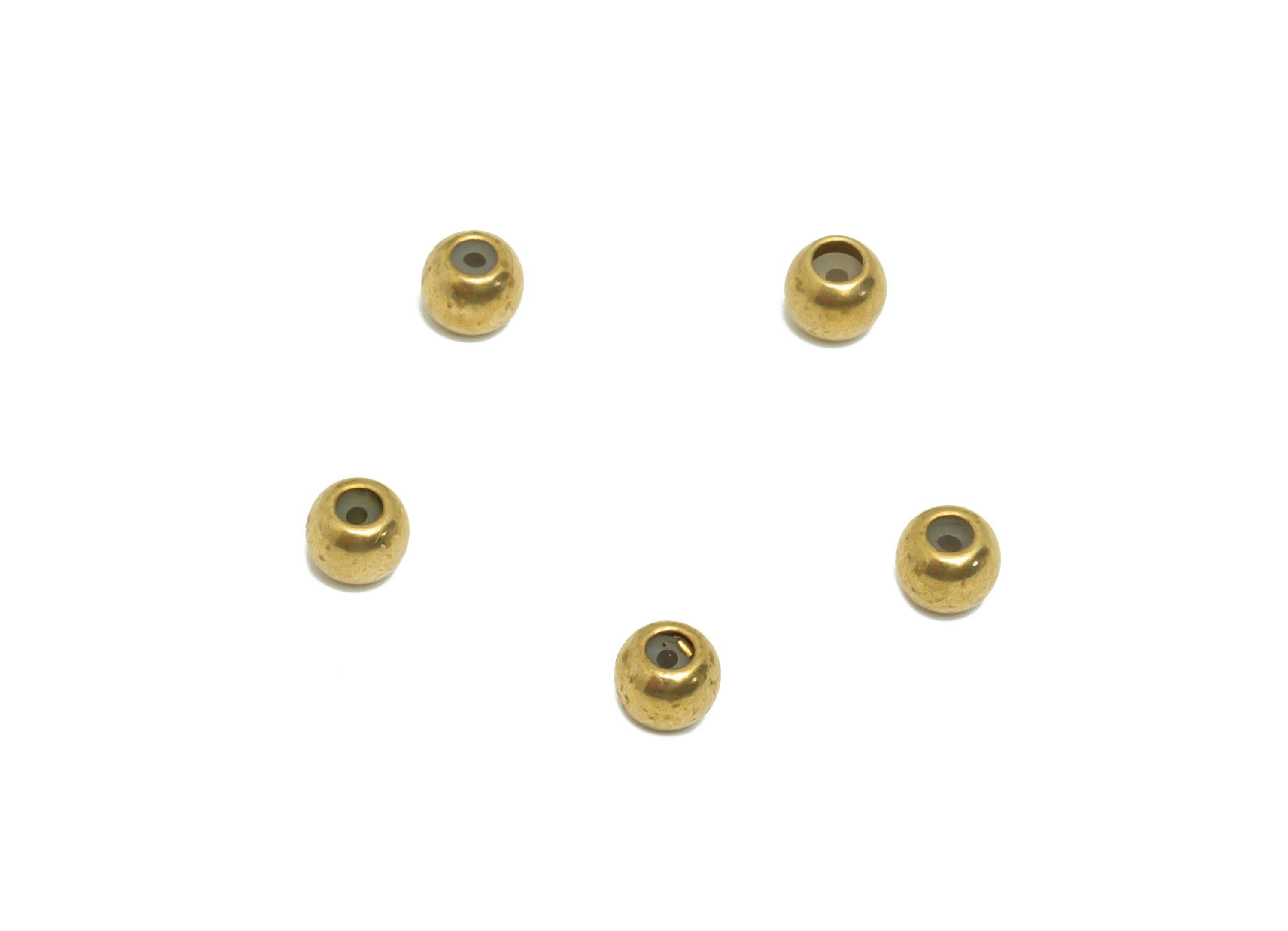 Brass Silicone Earring Backs - Disc Earring Stopper With Pads - Silico –  DOMEDBAZAAR